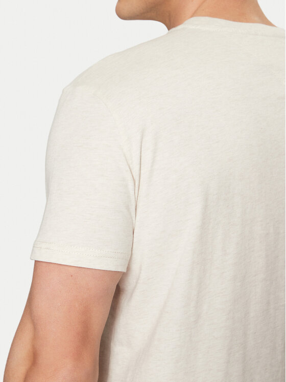 Tommy Jeans Tommy Jeans T-särk Linear Logo DM0DM20744 Beež Regular Fit