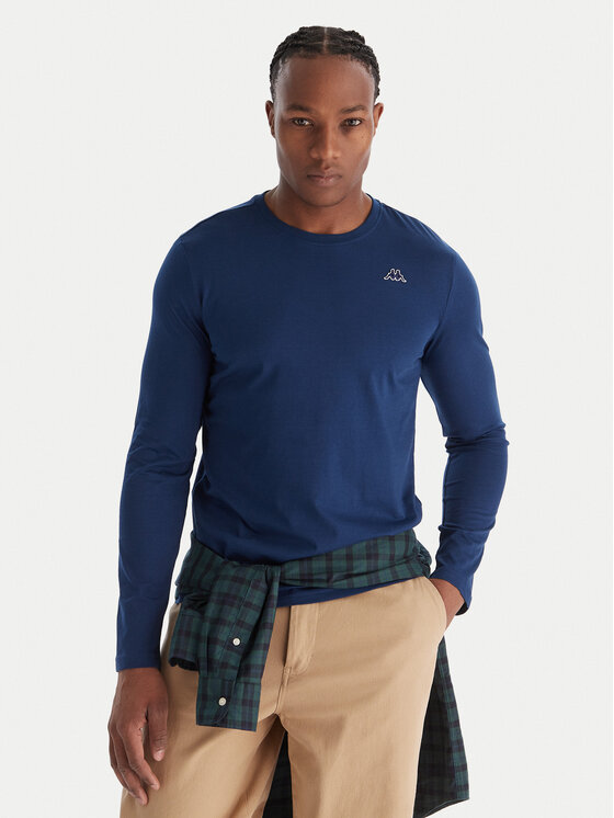 Robe di Kappa Robe di Kappa Longsleeve 631189W Blau Slim Fit