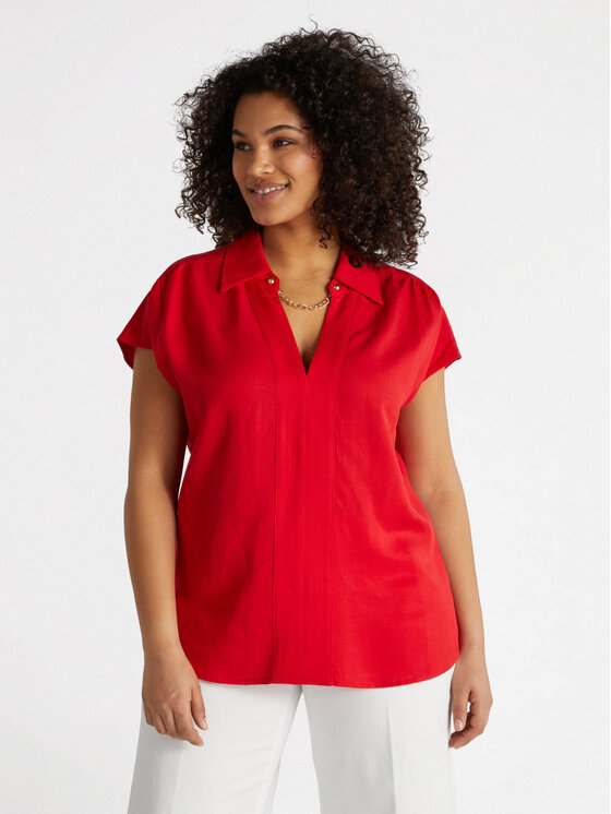 Fiorella Rubino Fiorella Rubino Blusa 2730T002238N016 Rosso Regular Fit