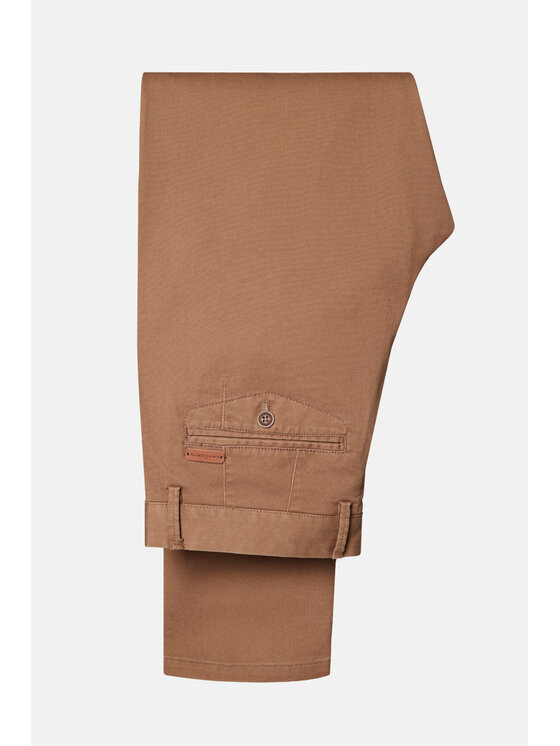 Lancerto Lancerto Chinosy Monaco SP082223000011 Brązowy Slim Fit