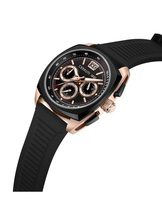 Cerruti 1881 Cerruti 1881 Zegarek Cerruti-CIWGO0085102 Czarny