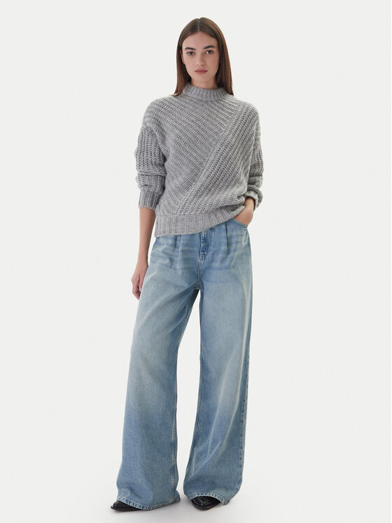Mustang Mustang Pullover Erin 1016786 Grau Relaxed Fit