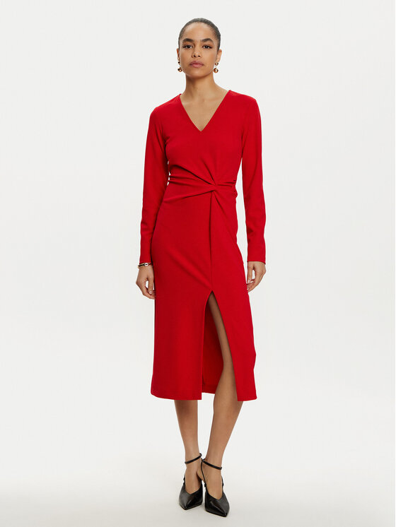 Joseph Ribkoff Joseph Ribkoff Koktel haljina 243308 Crvena Slim Fit