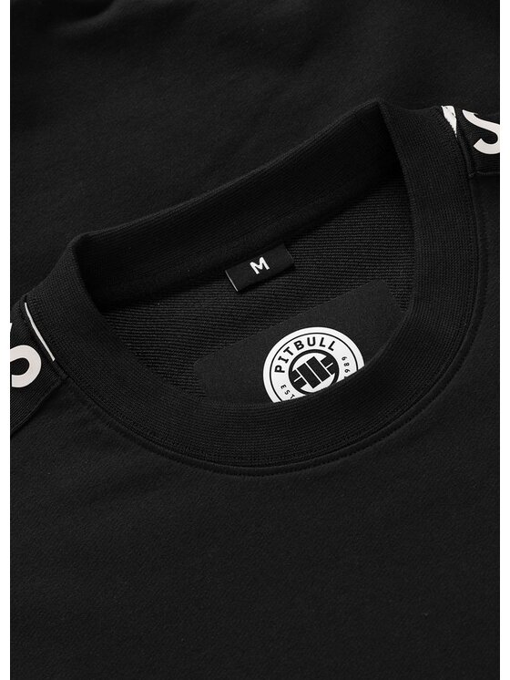 PITBULL PITBULL Bluza TAPE PARKER Czarny Regular Fit