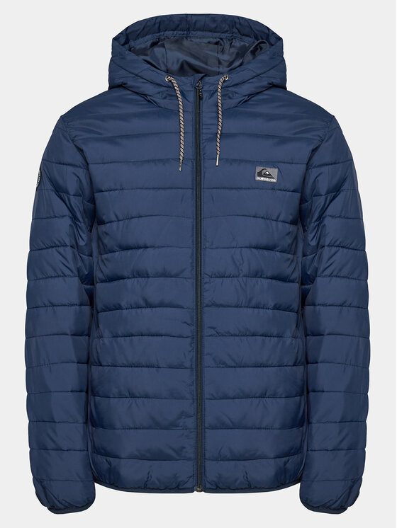 Quiksilver Quiksilver Bunda pro přechodné období Scaly Hood Jckt EQYJK04008 Tmavomodrá Regular Fit
