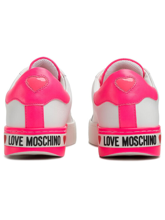 LOVE MOSCHINO LOVE MOSCHINO Sneakersy JA15023G1AIF210B Biela