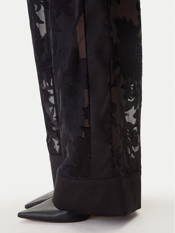Guess Guess Kalhoty z materiálu O5BB00 W4700 Černá Regular Fit