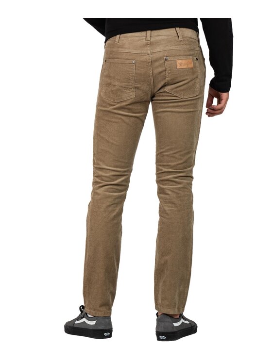 Wrangler Wrangler Pantaloni di tessuto W15QLMM24 Marrone Regular Fit