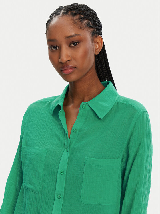 Seafolly Seafolly Camicia Breeze 55428-TO Verde Regular Fit