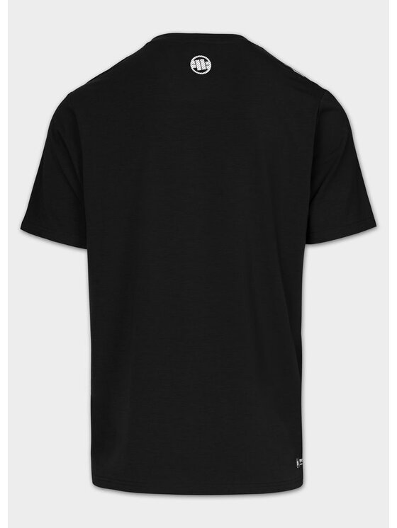 PITBULL PITBULL Koszulka techniczna Casual Sport HILLTOP Czarny Regular Fit