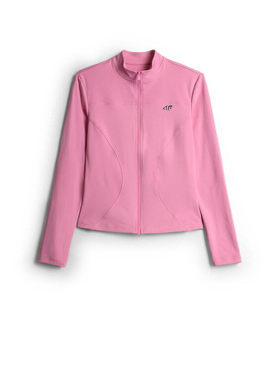 4F 4F Bluza DRAGONFLY Różowy jasny Slim Fit