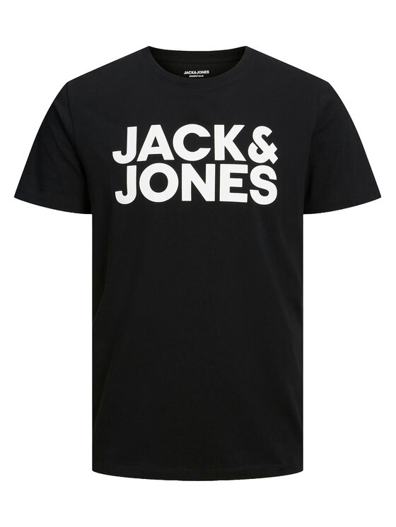 Jack & Jones Jack & Jones T-särk Crop Logo 12151955 Must Regular Fit