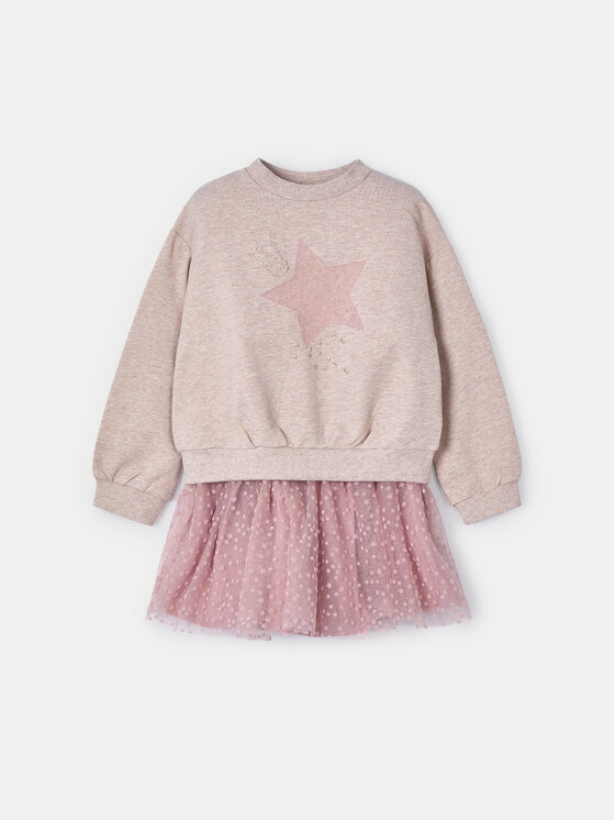 Mayoral Mayoral Set Sweatshirt und Rock 4937 Braun Regular Fit