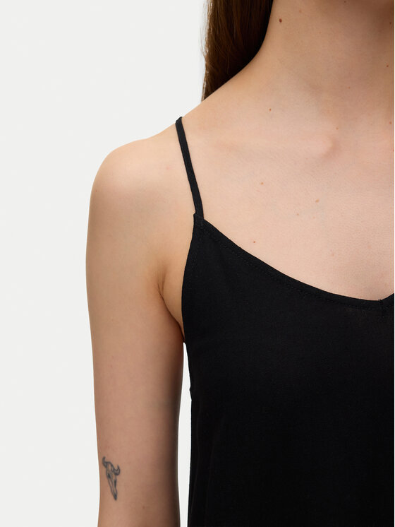 Vero Moda Vero Moda Letní šaty Emilo 10340519 Černá Loose Fit
