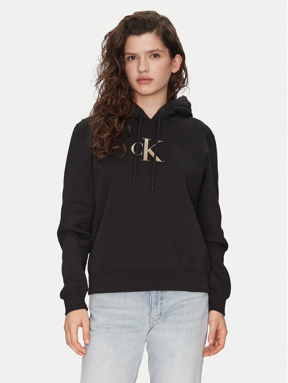 Calvin Klein Jeans Calvin Klein Jeans Pulóver Gradient J20J224721 Fekete Relaxed Fit