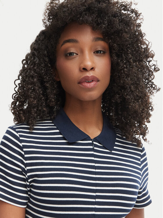 Tommy Hilfiger Tommy Hilfiger Kleid für den Alltag WW0WW48745 Dunkelblau Regular Fit