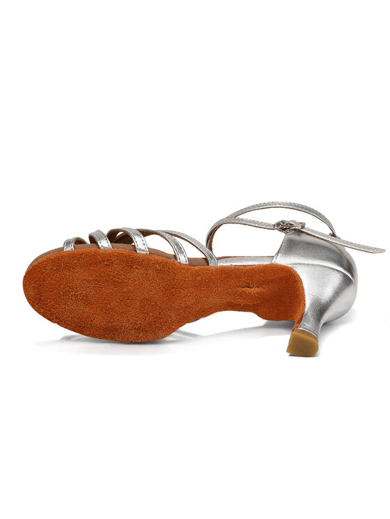 Burtan Dance Shoes Burtan Dance Shoes Sandały HAVANA Srebrny