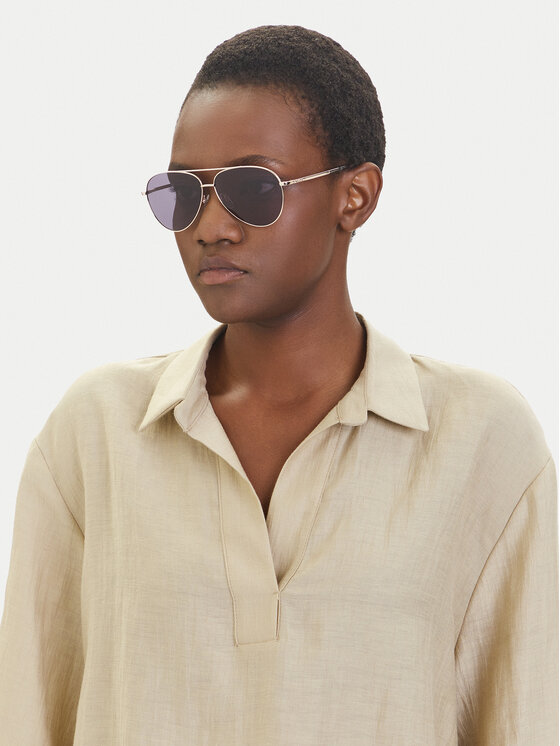 Barbour Barbour Okulary przeciwsłoneczne BA4051C2 Złoty
