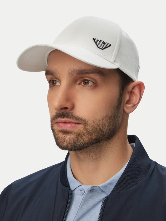 Emporio Armani Emporio Armani Шапка с козирка EX000031 AF20424 U0002 Бял