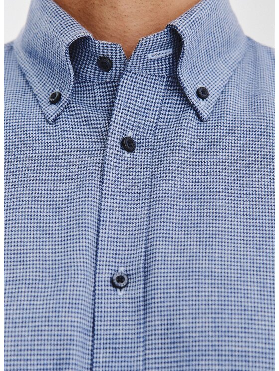 Pako Lorente Pako Lorente Koszula P25WF-1X-008 Granatowy Slim Fit