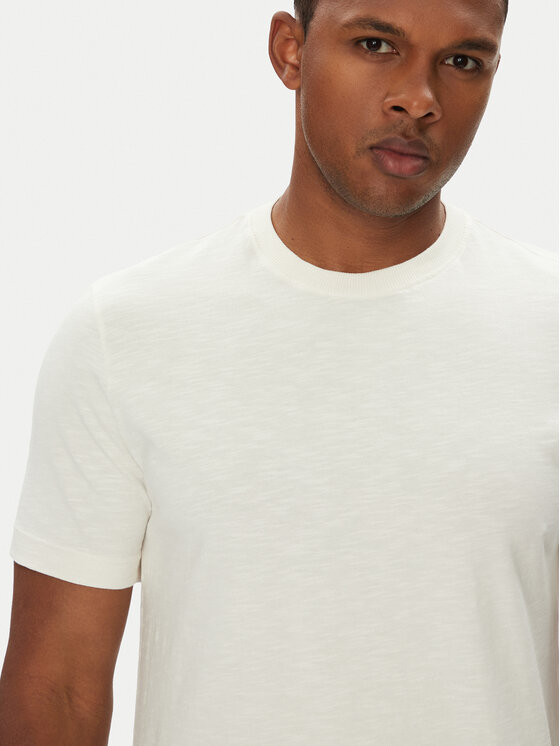 United Colors Of Benetton United Colors Of Benetton Тишърт 36JGU105U Бежов Relaxed Fit