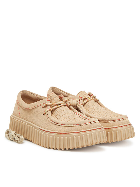 Clarks Clarks Halbschuhe Torhill Bee 26181191 Écru