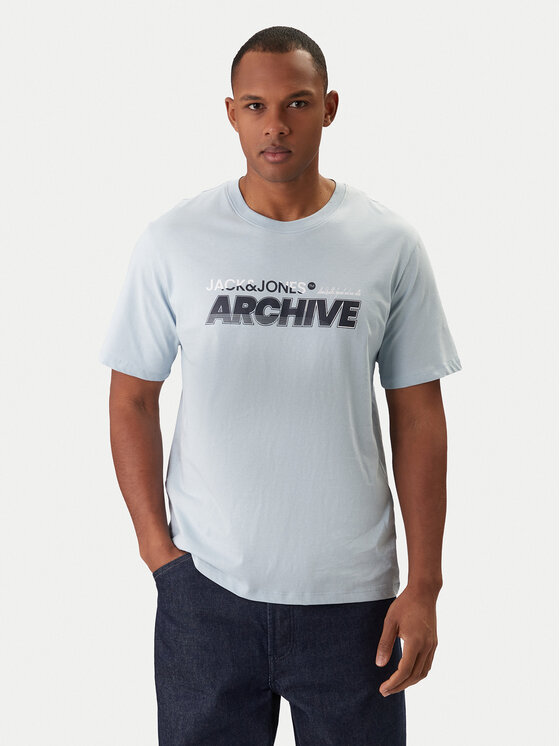 Jack & Jones Tricou Brat Tee 12288103 Albastru Regular Fit