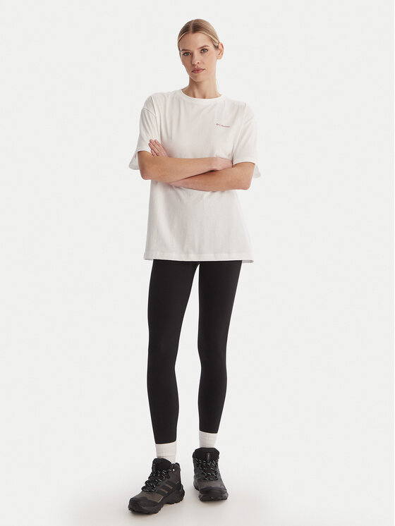 Columbia Columbia T-shirt Rolling Bend™ 2120031 Bijela Oversize