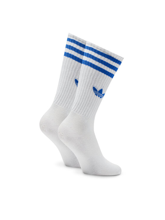 adidas adidas Σετ 3 ζευγάρια ψηλές κάλτσες unisex IX7504 Λευκό