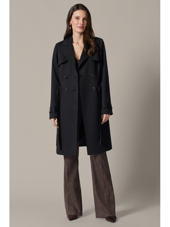 Lancerto Lancerto Trencz Concetta PC073126000010 Czarny Regular Fit