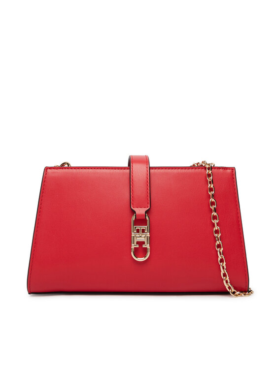 Tommy Hilfiger Tommy Hilfiger Kabelka Th Libre Chain Crossover AW0AW18614 Červená