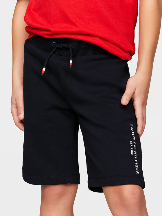 Tommy Hilfiger Tommy Hilfiger Sportovní kraťasy Essential KB0KB08984 D Tmavomodrá Regular Fit
