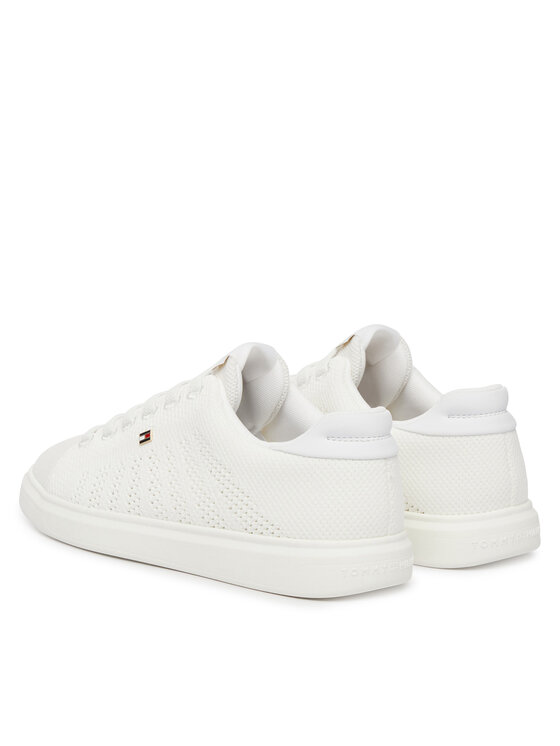 Tommy Hilfiger Tommy Hilfiger Sneakersy Th Icon Light Knit Sneaker FW0FW09401 Bílá