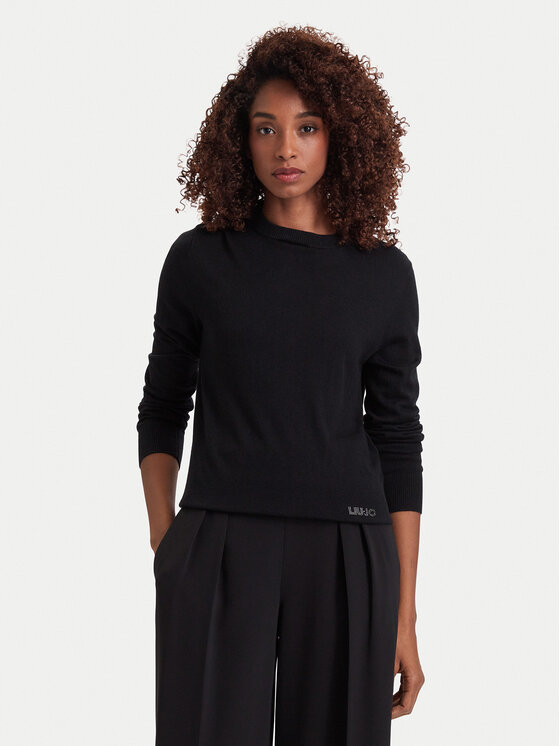 Liu Jo Liu Jo Pullover WF6452 MA16R Schwarz Regular Fit
