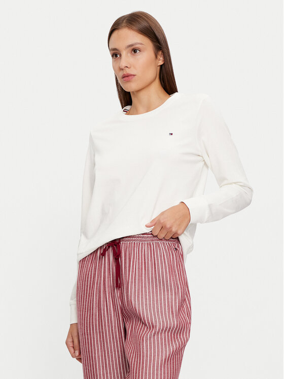 Tommy Hilfiger Tommy Hilfiger Pyjama UW0UW04853 Rot Regular Fit