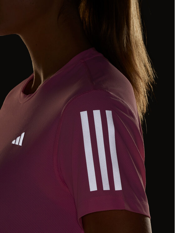 adidas adidas Koszulka techniczna Own The Run IN1592 Różowy Regular Fit