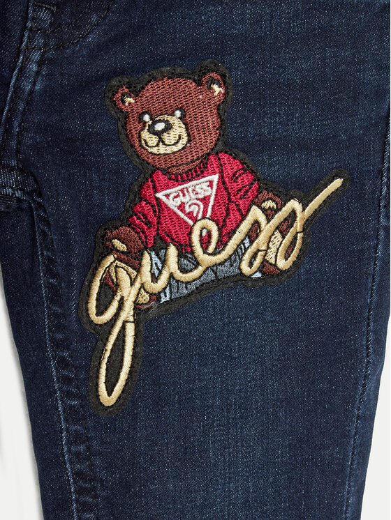 Guess Guess Jeansy N4BA06 D4CA0 Tmavomodrá Regular Fit