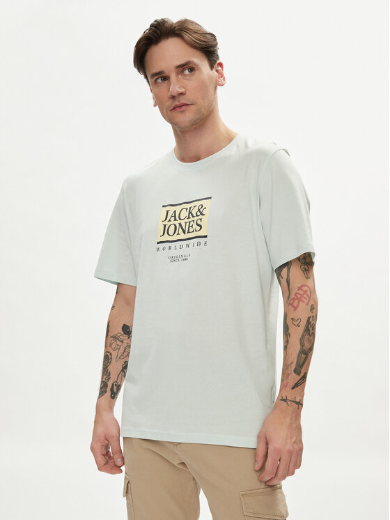 Jack&Jones T-shirt Lafayette 12252681 Plava Standard Fit