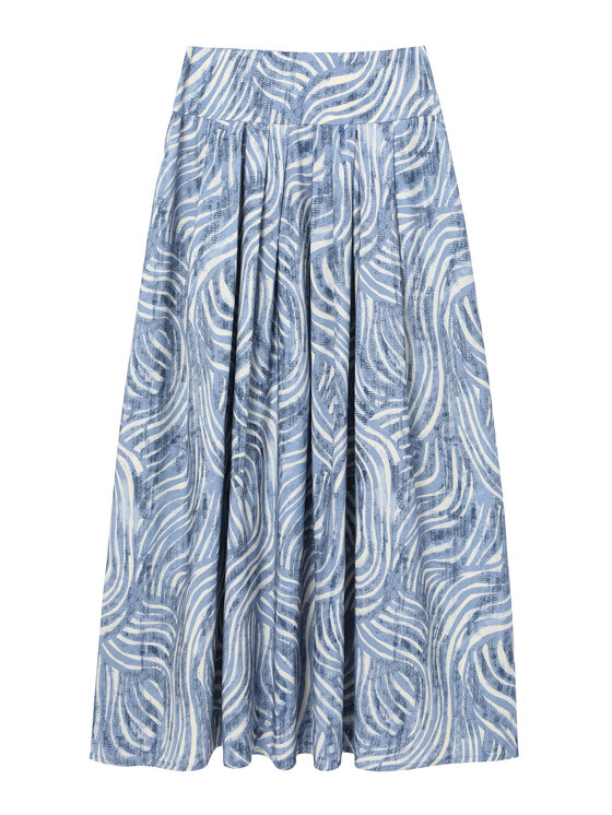 TATUUM TATUUM Spódnica midi FESTINA Kolorowy Flare Fit