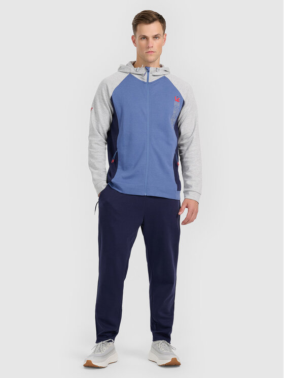 4F 4F Bluza VICTORY FIT Szary jasny Regular Fit
