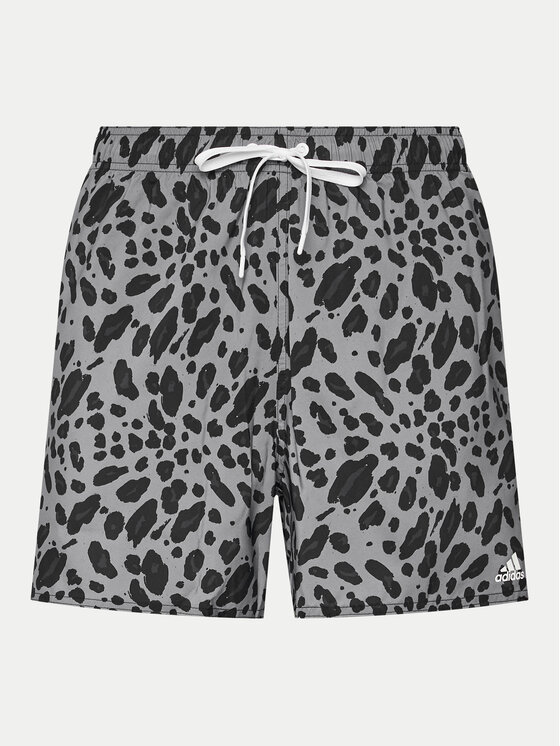 adidas adidas Kupaće gaće i hlače Essentials 3-Stripes Animal CLX IS1559 Siva Regular Fit