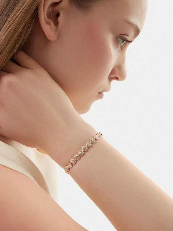 Swarovski Swarovski Bransoletka Una Angelic 5749386 Złoty