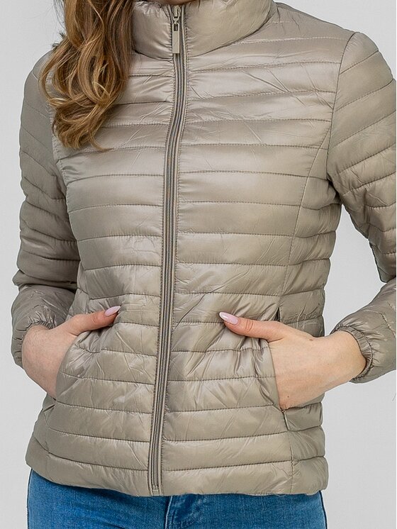 Perso Perso Bunda pro přechodné období BLE260049F Béžová Regular Fit