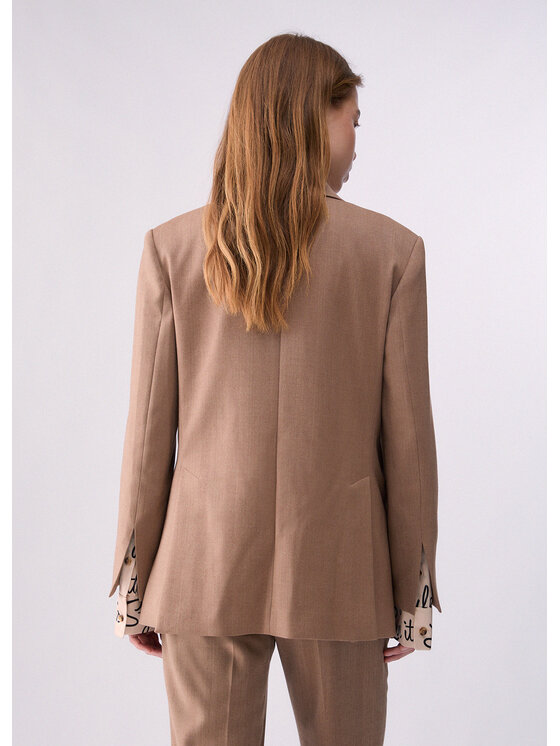 Liu Jo Liu Jo Giacca da abito WF6211T732AL9179 Beige Regular Fit