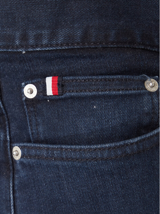 Tommy Hilfiger Tommy Hilfiger Jeansy Bleecker MW0MW41906 Granatowy Slim Fit