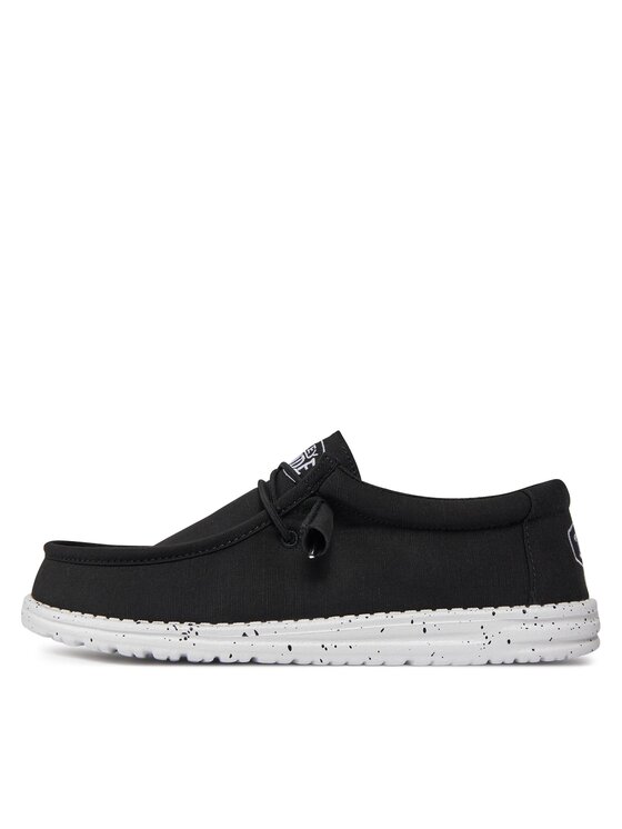 Hey Dude Hey Dude Μοκασίνια Wally Slub 40009-001 Μαύρο