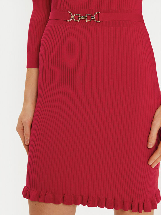 Morgan Morgan Kasdieninė suknelė 241-RMISS Raudona Slim Fit