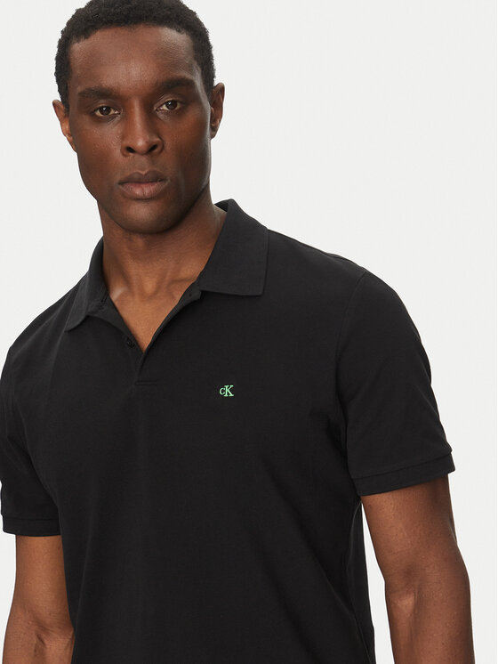 Calvin Klein Jeans Calvin Klein Jeans Polo majica LV040EM269 Črna Regular Fit
