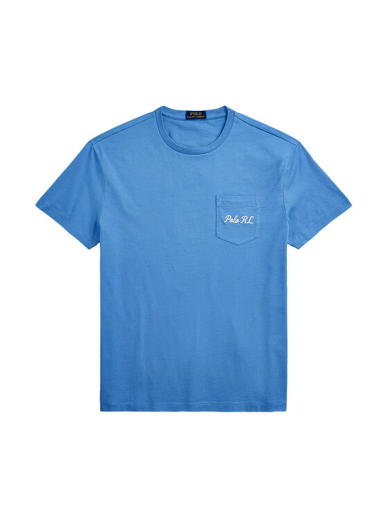 Polo Ralph Lauren Polo Ralph Lauren T-krekls 710P00084001 Zils Custom Slim Fit