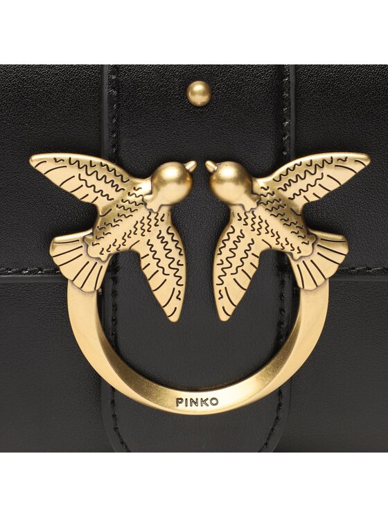 PINKO PINKO Rankinė Love One Mini Cl PE 23 PLTT 100059 A0F1 Juoda